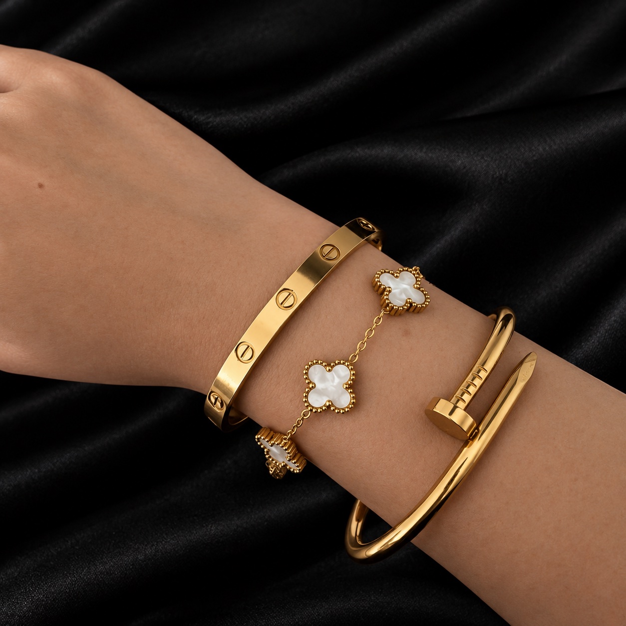 3 piece of stack combo — bracelets by Moonelle