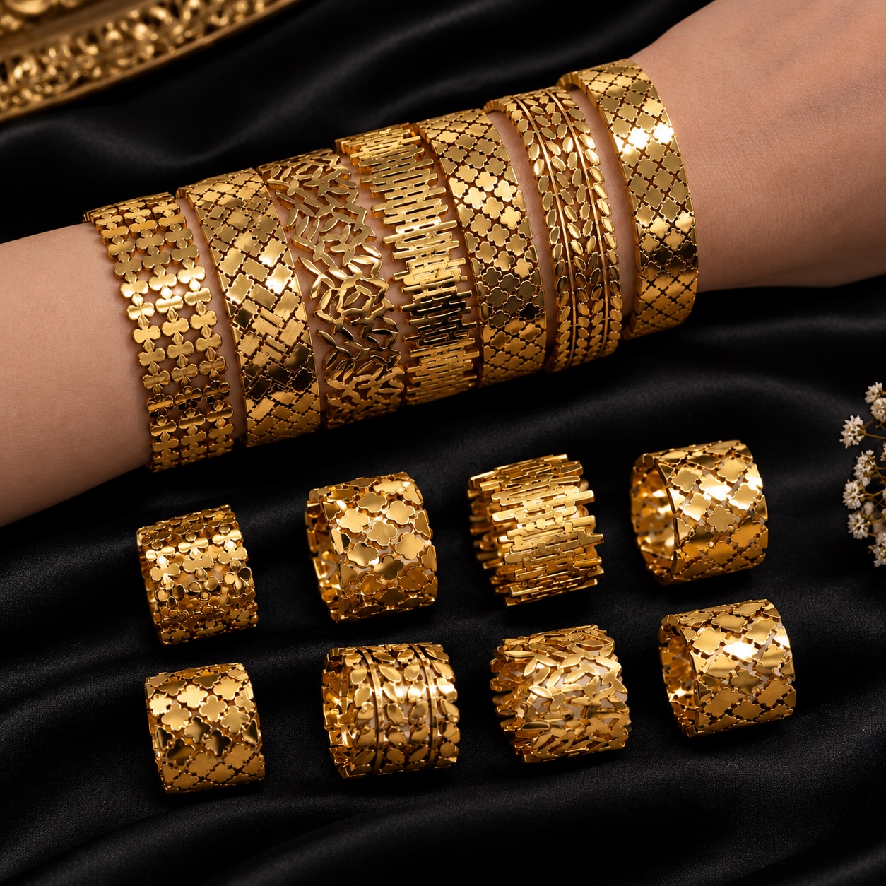 Bangles & rings — sets by Moonelle